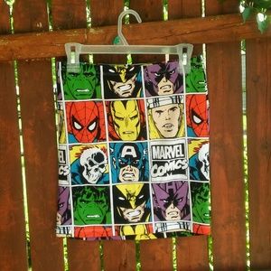 Marvel Skirt: Superhero Nerdy Forever 21 Skirt